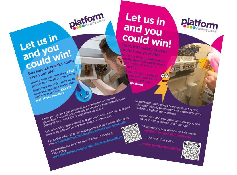 Win £100 in high street vouchers! Platform Housing Group